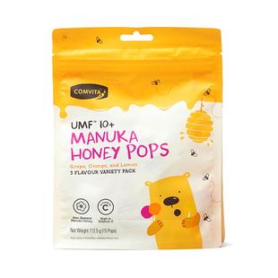 新西兰进口comvita康维他UMF10+麦卢卡蜂蜜儿童棒棒糖VC柠檬