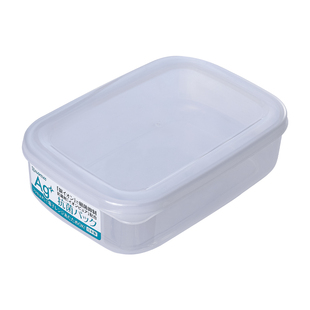 日本进口抗菌冰箱收纳盒食品级保鲜盒冷冻室专用储藏盒子整理神器