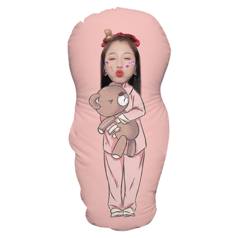 lisa粉墨虞书欣朴彩英人形抱枕定制来照片diy周边靠垫礼物卡通