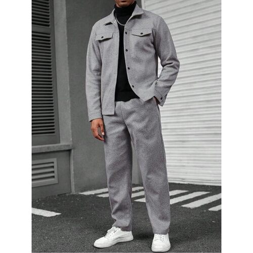 O 40778 Men's Collared Jacket Set 翻领夹克套装 跨境欧美