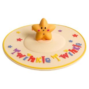 星星人周边正版联名防水皮革餐垫立体硅胶杯盖硅藻泥吸水杯垫桌垫