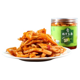 金甲吉金甲岭鸡萝卜条衡阳特产吉湖南香辣萝卜干嘎嘣脆下饭菜瓶装