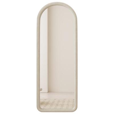 卧室ins风网红穿衣镜奶油风镜子