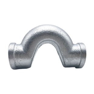 镀锌过桥弯头内丝直接过管 接头4分6分1一寸铁水暖水管DN15/20/25