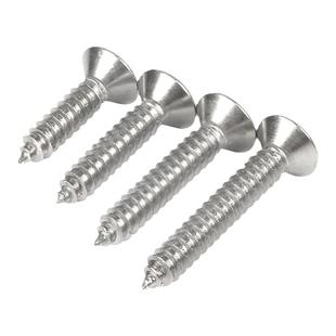 304不锈绣钢十字沉头螺丝 自攻罗丝木自贡钉大全平头锣丝螺钉自攻