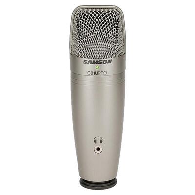 SAMSON 山逊C01U Pro电容麦克风话筒有声书录音K歌手机电脑USB