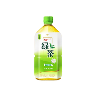 统一冰红茶1L茉莉绿茶饮料低糖绿茶萃取含茶多酚冰红茶柠檬味饮料