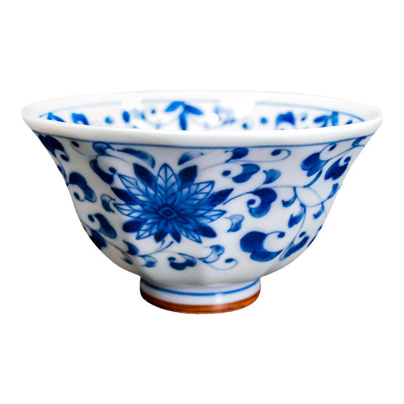 蓝凛堂陶瓷青花家用米饭碗甜品碗