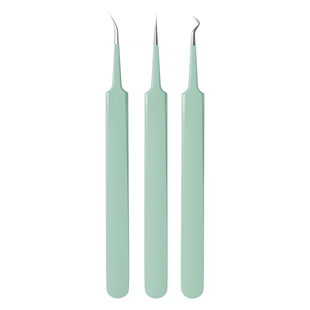 超细粉刺细胞夹去黑头挤痘痘清理工具美容院专用高精密粉刺针夹B1