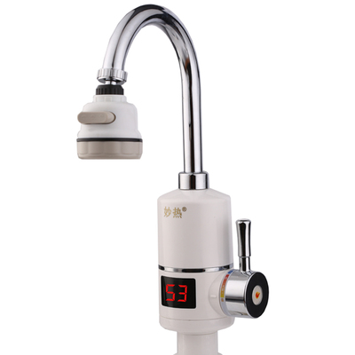 欢快龙电热水龙头防溅增压快速过