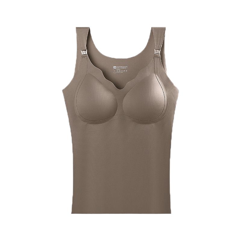 慕倩哺乳吊带背心夏季薄款免穿内衣产后喂奶怀孕期防走光孕妇文胸