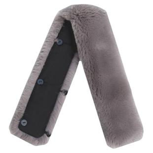 真毛獭兔小立领整皮毛毛领子男女皮衣羽绒服保暖防脏皮草毛领单卖