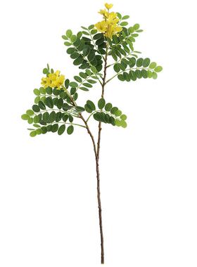 泰环黄槐花仿真花客厅插花瓶装饰