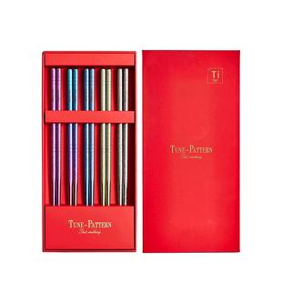 TUNEPATTERN汀派纯钛保温杯磁吸焖茶杯双层莫奈彩钛手绘雕刻水杯