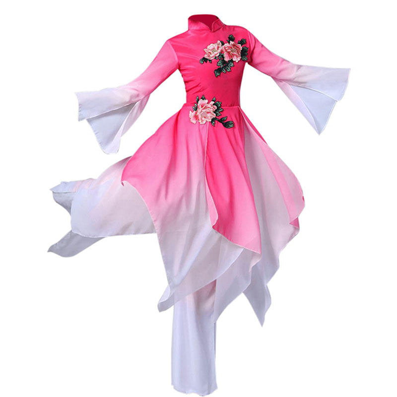 秧歌服2026新款大合唱演出服广场舞古典舞民族舞蹈服装扇子舞服装