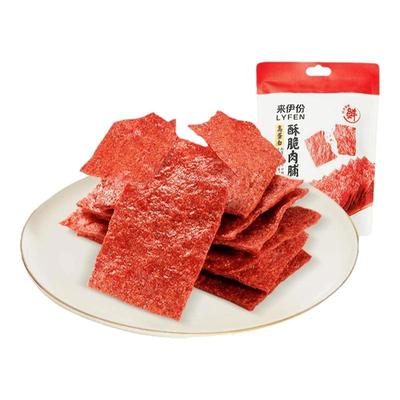来伊份酥脆肉脯高蛋白解馋零食