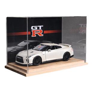 日产R35尼桑gtr车模1:24汽车模型仿真合金收藏摆件生日礼物男生