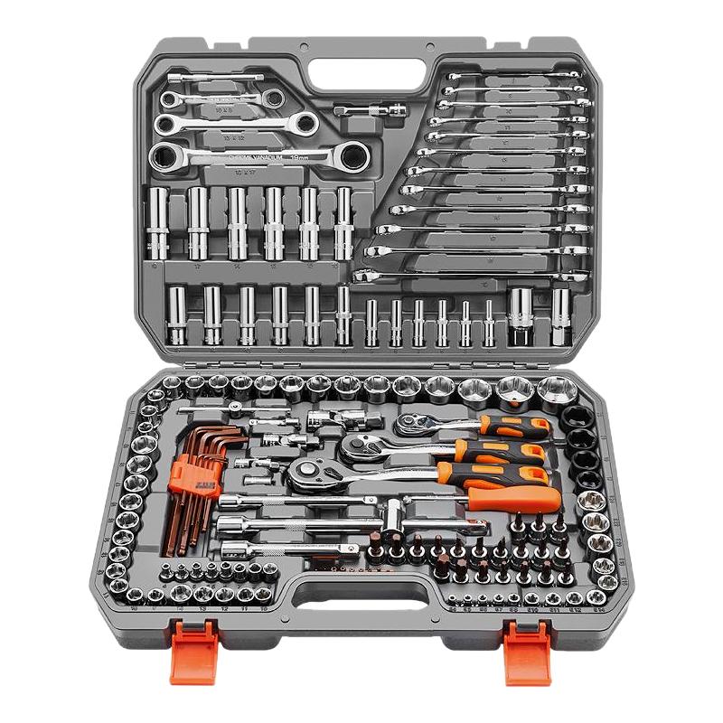 汽修工具套装棘轮扳手套筒组合多功能小飞汽车修理修车工具箱组套