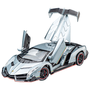 兰博基尼毒药合金模型车仿真跑车汽车模型摆件礼物儿童男孩玩具车