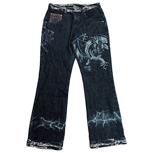 Gameone 25FW“鬼牌”微喇牛仔裤homage朋克亚文化嘻哈hiphop滑板