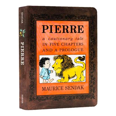 皮埃尔寓言故事 Pierre 英文原版绘本 廖彩杏推荐书单纸板书 野兽国同作者Maurice Sendak莫里斯桑达克 儿童行为情绪管理教育