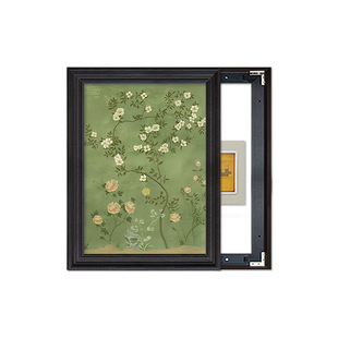 法式中古风电表箱装饰画竖款配电箱遮挡挂画电源总开关壁画免打孔
