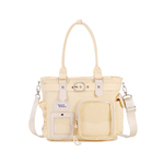 meowbunny原创自制 大容量托特包女通勤学生上课包单肩斜挎包痛包