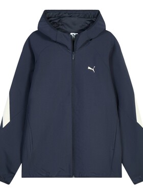 PUMA彪马新款防风拒水透气网眼运动外套男装梭织休闲上衣694681