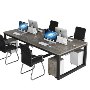 办公桌椅组合办公室电脑桌4四6六人工位简约现代公司职员桌员工位