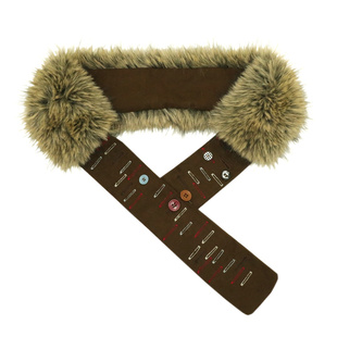 小众美拉德琥珀流光宽腰封女装饰配牛仔裤棕色美式毛毛腰带配饰