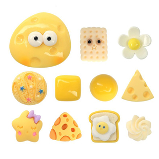 CROCS土豆奶酪洞洞鞋配饰鞋花卡通diy装饰扣饰品适配鞋扣可拆卸女