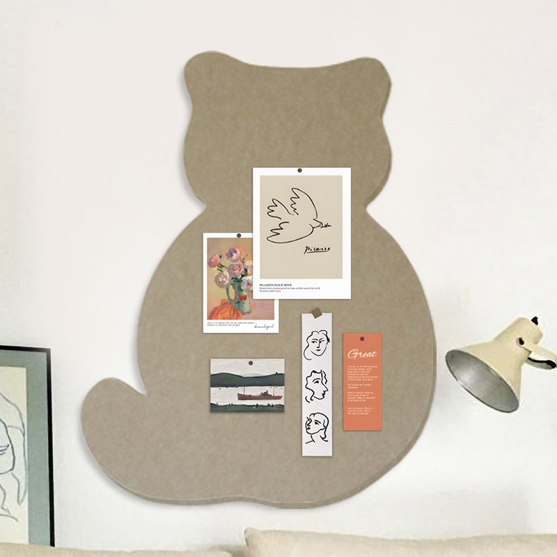 免钉背胶照片墙留言板儿童房手工背景墙墙面板墙毛毡贴装饰幼儿园