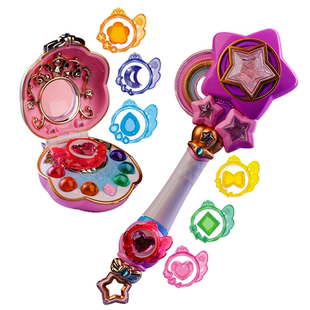 我的同学是美人鱼儿童掌上游戏机女孩魔盒法棒公主变身过家家玩具