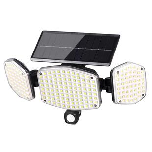 新型太阳能户外人体感应壁灯家用庭院超量照明灯防水墙壁挂灯路灯