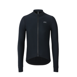 UKE冬季抓绒骑行服男款骑行运动服10-20℃公路自行车保暖上衣四海
