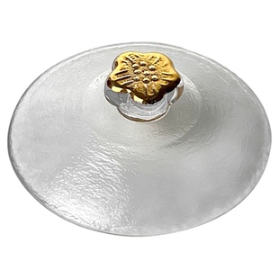 单盖 玻璃冰露盖子配盖 描金茶具三才盖碗茶杯茶盖配盖 茶道零配