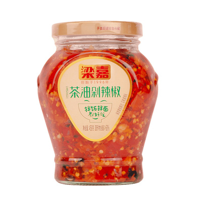 梁嘉瓶装458g茶油下饭菜
