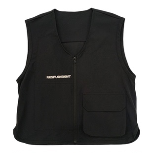 edo1一度童装outlets男女童机能风马甲轻薄无袖背心外套百搭上衣