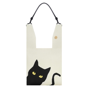 BE范德安小黑猫/喵星人系列2025新品沙滩包可拆卸肩带度假百搭