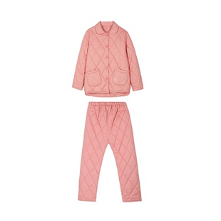 CONLIA康妮雅家居服睡衣休闲运动中厚夹棉立领保暖长袖长裤女套装