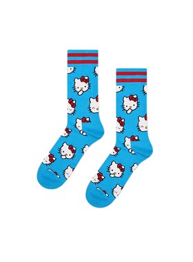 【2026新款Hello kitty联名】Happy Socks潮牌袜子可爱满印中筒袜