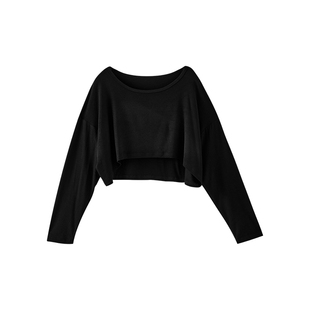 CYRM街舞潮牌宽松慵懒短款露脐爵士舞罩衫女美式街头嘻哈百搭上衣