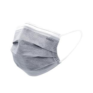 中体倍力一次性防护口罩活性炭独立包装正品成人四层防护透气灰色