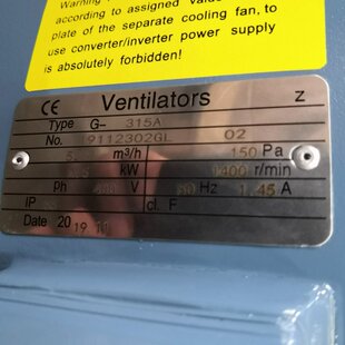 现货供应ABB冷却风机ABB变频独立电源轴流风机Ventilators G-315A