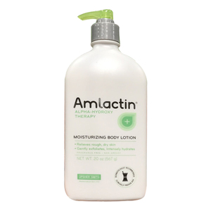 现货美国AmLactin 12%乳酸医生荐乳液润肤露567g克鱼鳞干燥鸡皮肤