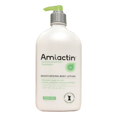 保税区现货 美国AmLactin 12%乳酸乳液润肤露567g克干燥皮肤适用