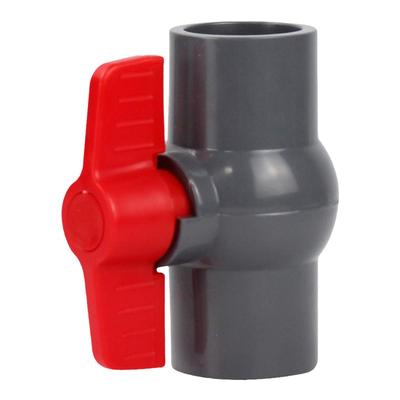 宸帆PVC胶粘螺纹PVC球阀开关