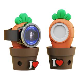 适用于小米手表Watch S5/S4纪念版充电支架S4sport盆栽S3充电底座xiaomiS2磁吸充H1智能血压手表充电支架创意