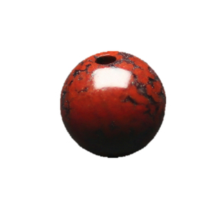 天然玉石散珠桂林鸡血玉珠子DIY隔珠配饰8mm圆珠项链手串108佛珠