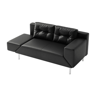 作壳ZOK|丹麦设计|北欧客厅沙发床两用简约多功能奶油风旋转沙发